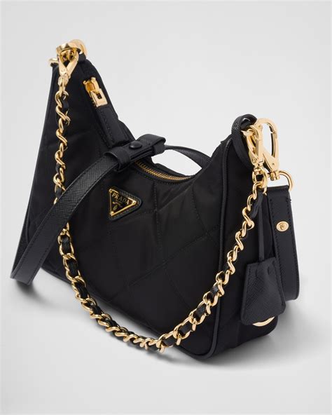 prada re-edition nylon mini-bag|More.